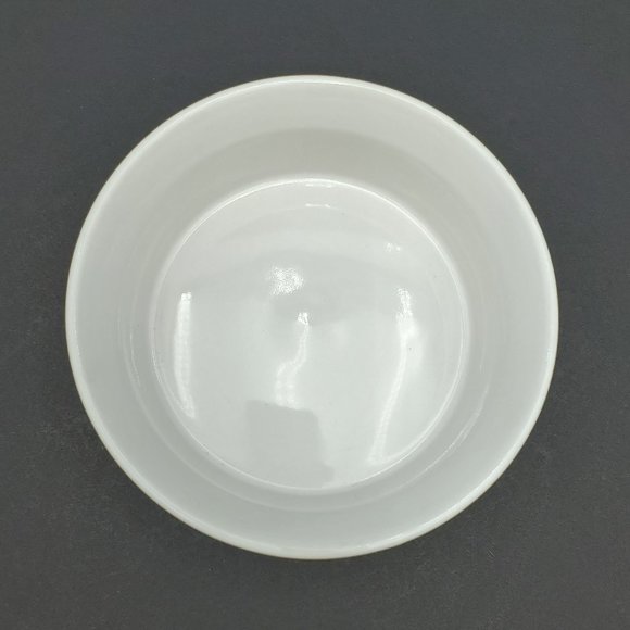 Corningware French White Ribbed Casseroles 15 Oz Oval Baker 24 Oz Round Baker - Picture 10 of 13